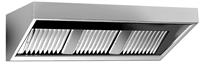 Wandhaube mit Licht 140x70