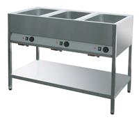 Bain Marie Station 3x1/1GN lang