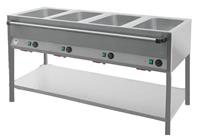 Bain Marie Station 4x1/1GN lang